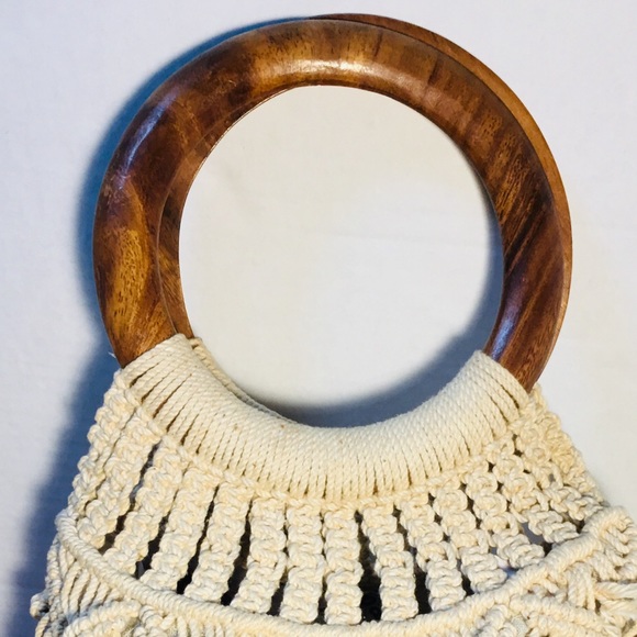 MACRAME CROCHET FASHION HANDBAG - Picture 5 of 8